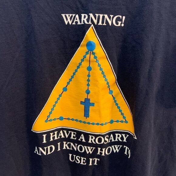 Knights of Columbus “I have a rosary…” tee shirt size 2XL! Great graphics! - Picture 5 of 7
